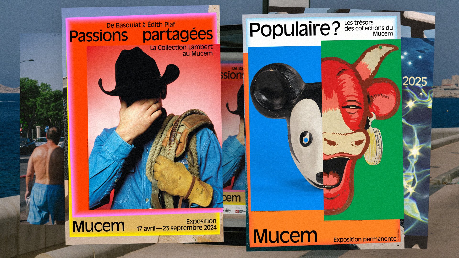 Mucem — composition d’affiches d’exposition, vue 05 — Les Graphiquants